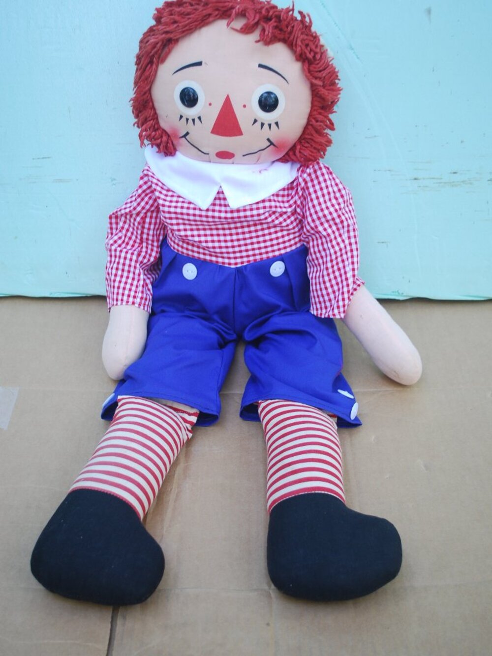 VINTAGE RAGGEDY ANDY STUFFED TOY DOLL